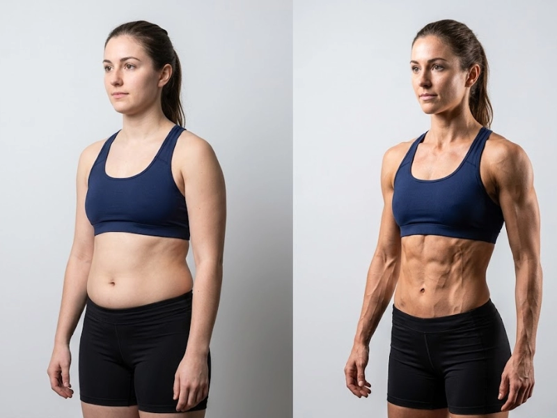 Weight loss transformation