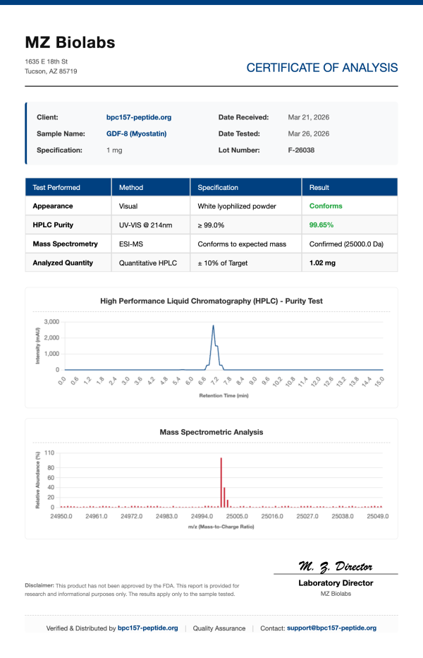 COA_GDF-8_Myostatin__F-26038 COA_GDF-8_Myostatin__F-26038