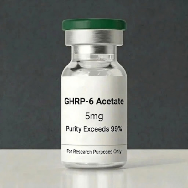 GHRP-6 Acetate 5mg GHRP-6 Acetate (Extreme Appetite & GH) | 5mg - 10mg | >99% Purity