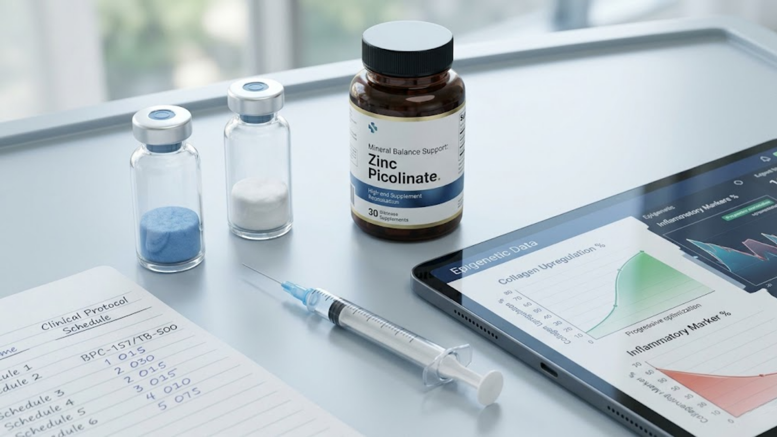 Advanced Biohacking Flat Lay